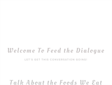 Tablet Screenshot of feedthedialoguenc.com